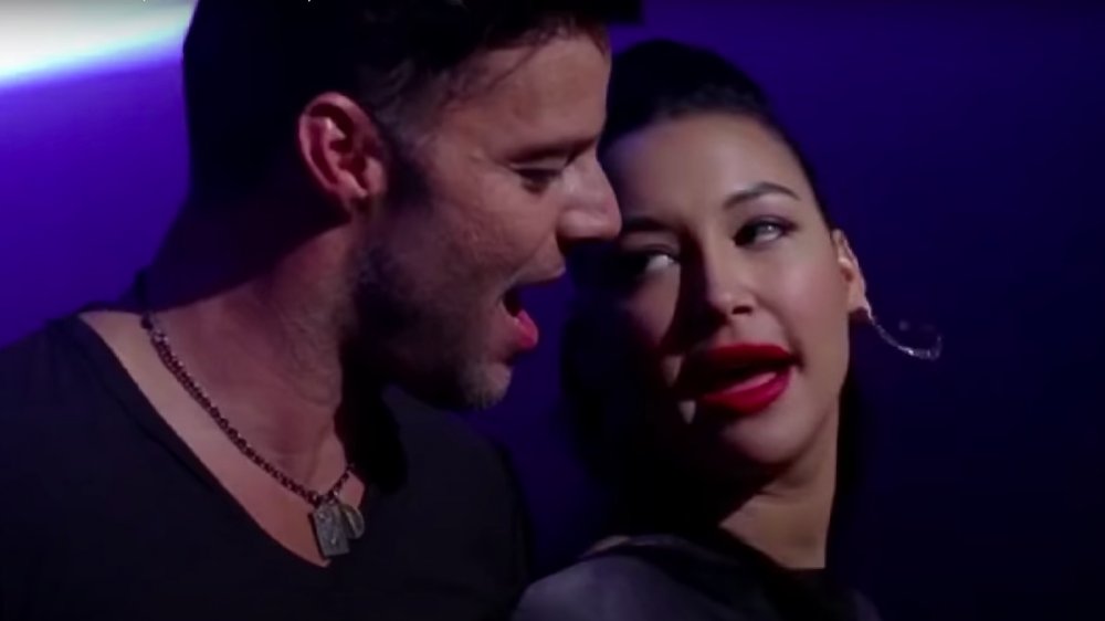 Ricky Martin, Naya Rivera performing "La Isla Bonita" on Glee