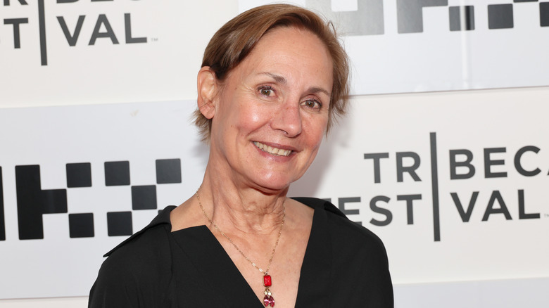 Laurie Metcalf smiling at Tribeca Festival