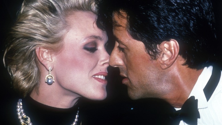 Brigitte Nielsen and Sylvester Stallone