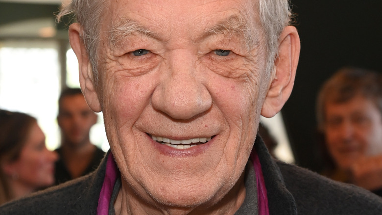 Ian McKellen smiling