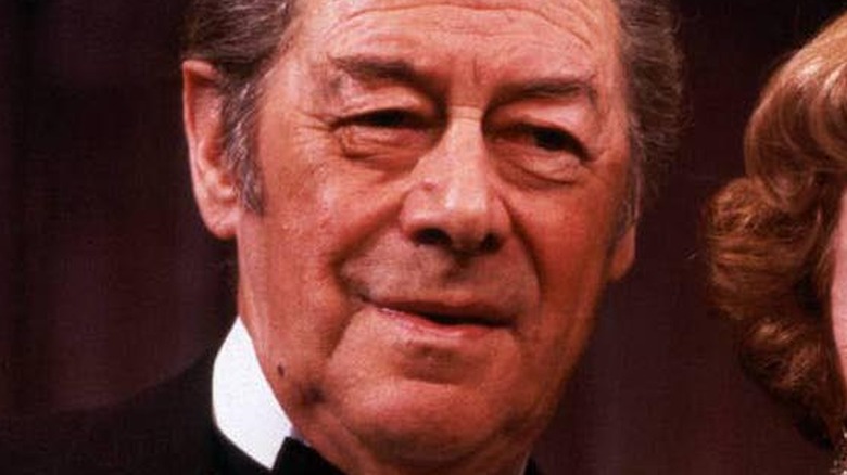 Rex Harrison iin a theatre production in 1984