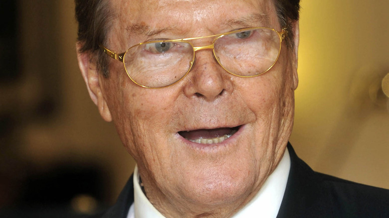 Roger Moore in London in 2012