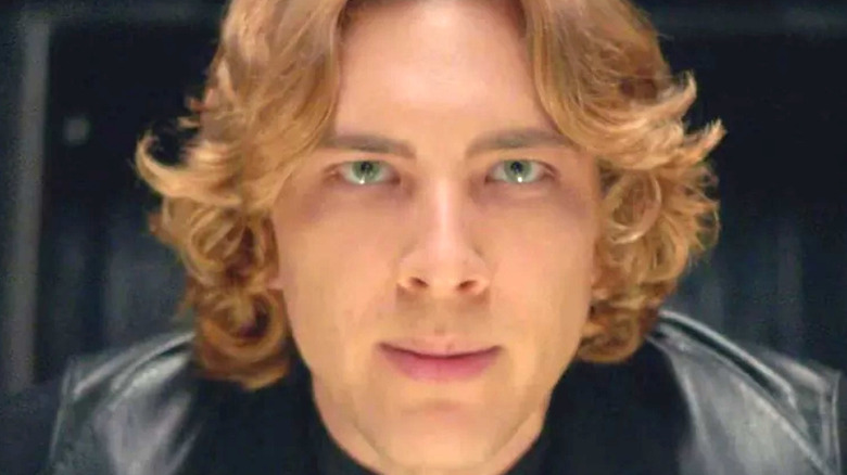 Cody Fern staring creepily on AHS