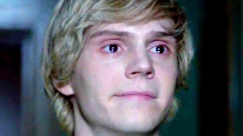 Evan Peters looking sad on AHS