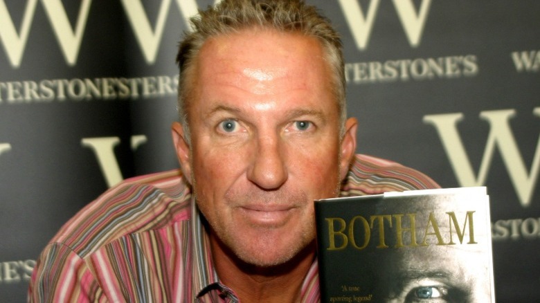 Ian Botham looking at camera