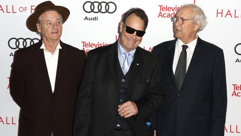 Bill Murray, Dan Ackroyd and Chevy Chase