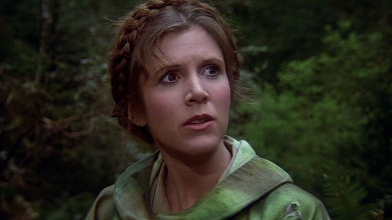 Leia Carrie Fisher Return of the Jedi