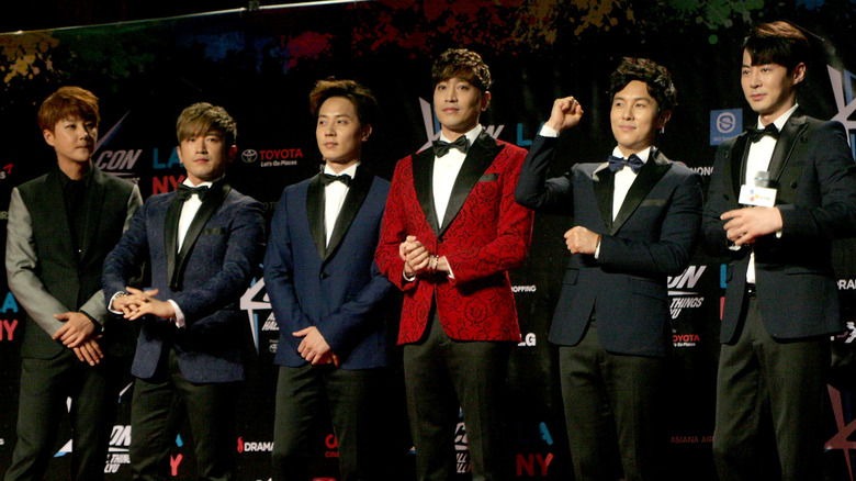 Shinhwa in bow ties