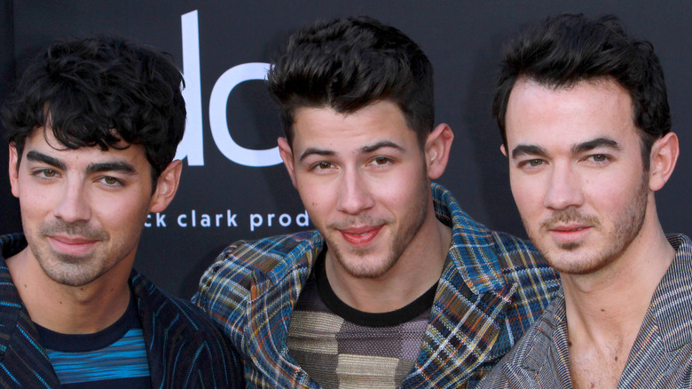 Jonas Brothers smiling