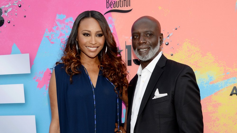 Cynthia Bailey and Peter Thomas both smiling