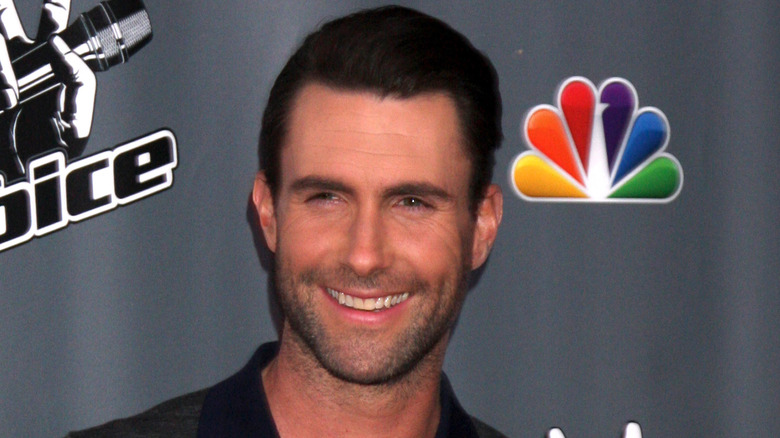 Adam Levine with short hair