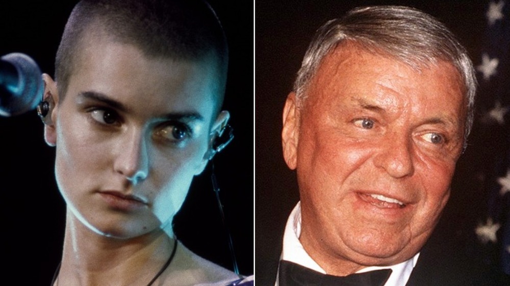 Sinead O'Connor and Frank Sinatra split