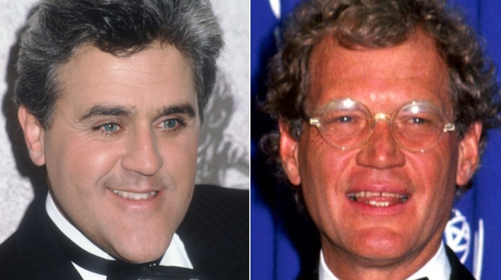 Jay Leno and David Letterman split