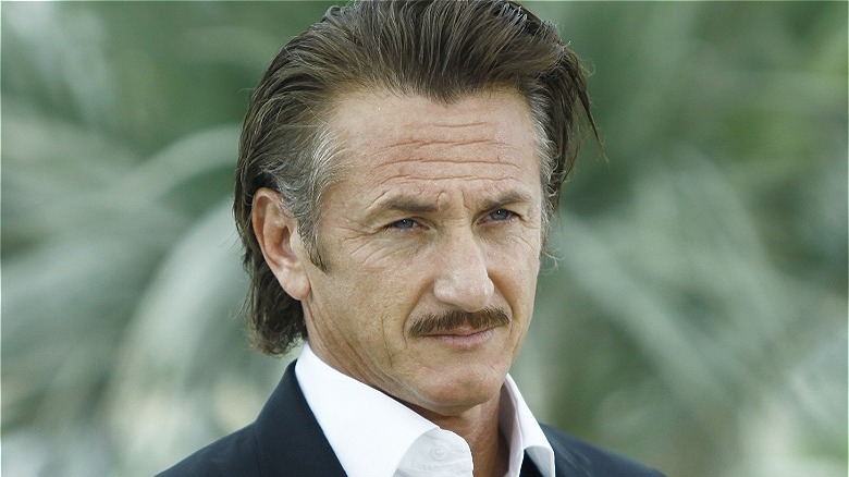Sean Penn with mustache
