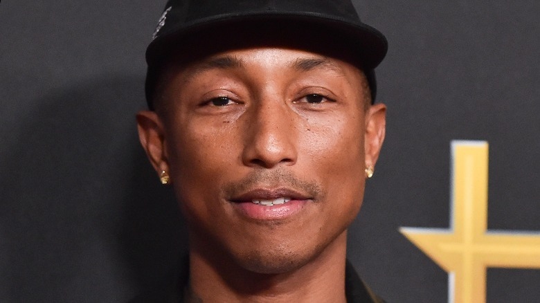 Pharrell Williams in a hat