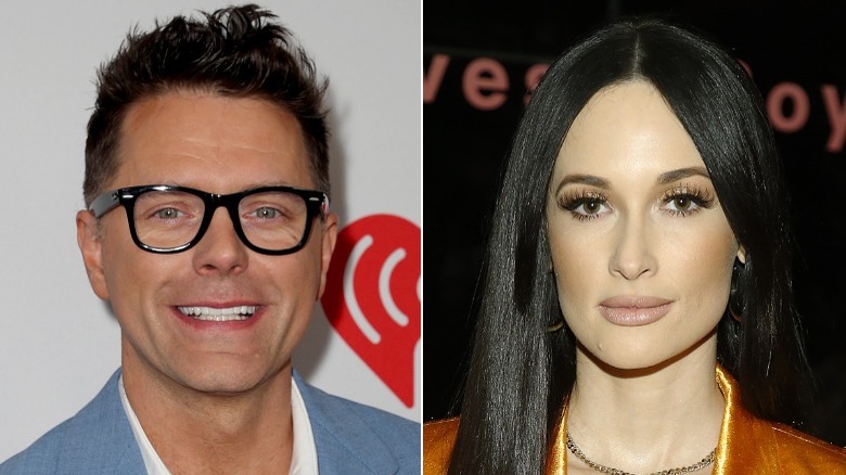 Bobby Bones and Kacey Musgraves at separate events