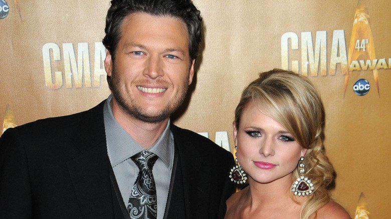 Blake Shelton and Miranda Lambert at the CMA Awards