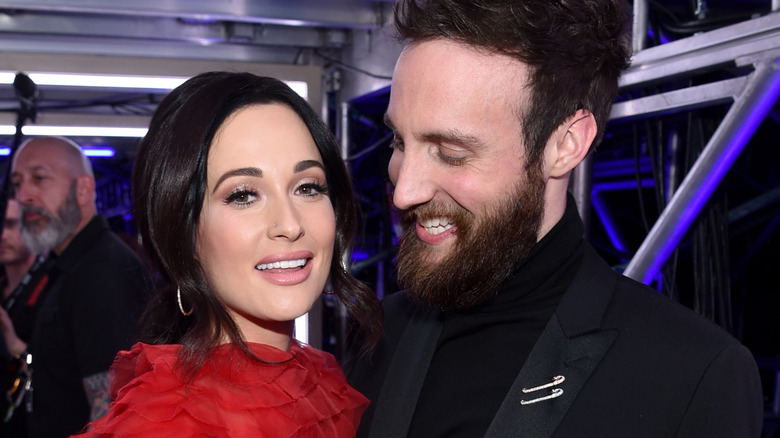 Kacey Musgraves and Ruston Kelly pose together