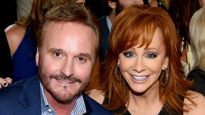 Reba MeEntire and Narvel Blackstock at the CMA Awards