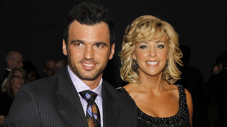 Tony Dovolani and Kate Gosselin walking