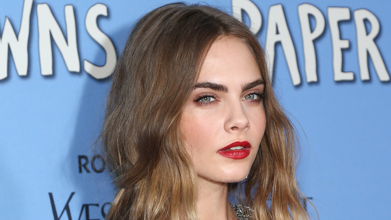 Cara Delevingne at Paper Towns premeire