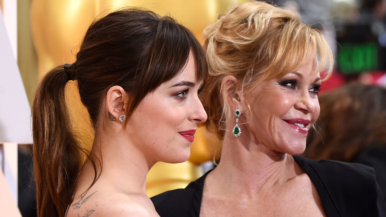 Dakota Johnson and Melanie Griffith