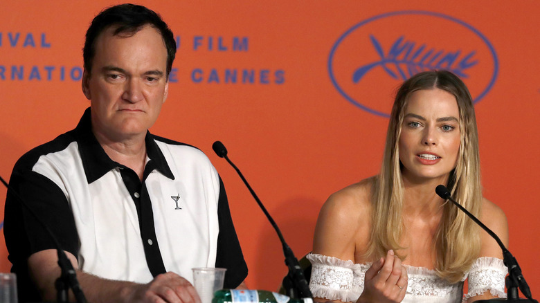 Quentin Tarantino and Margot Robbie