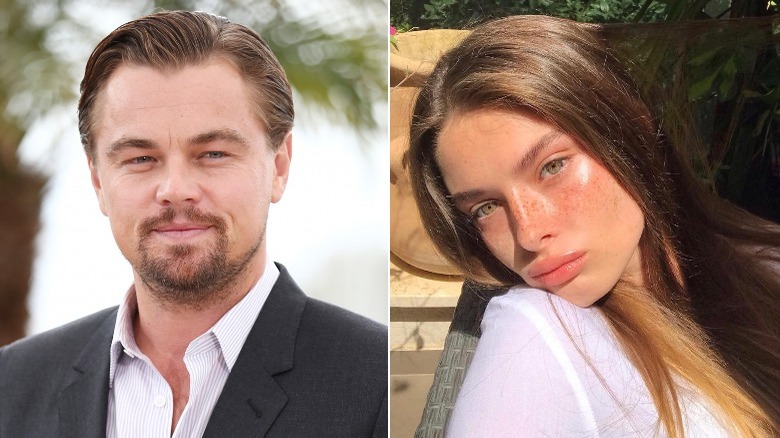 Leonardo DiCaprio and Eden Polani pose 