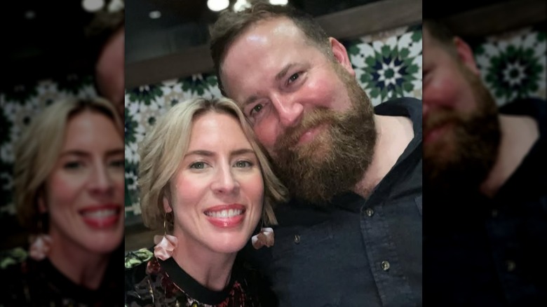 Erin and Ben Napier pose together for a selfie.