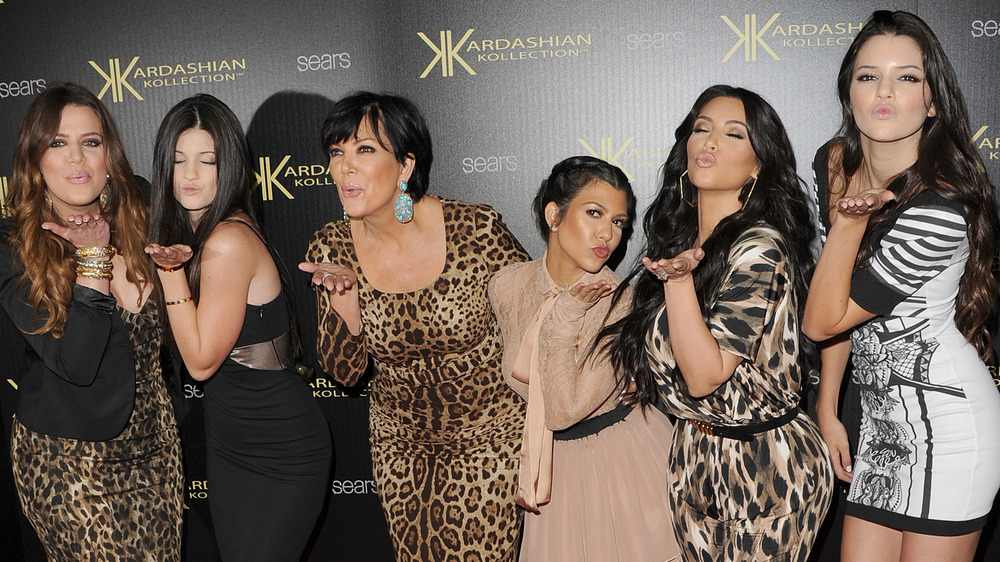 Kardashian family at an event