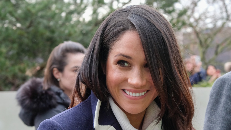 Meghan Markle smiling 