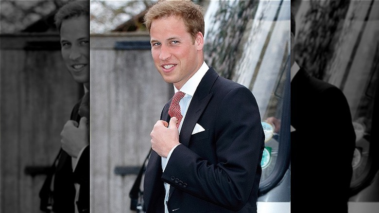 Prince William wearing suit and smiling