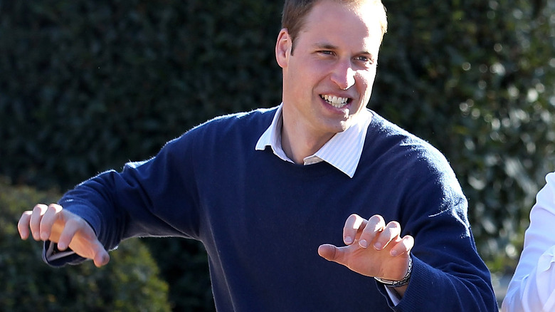 Prince William dancing