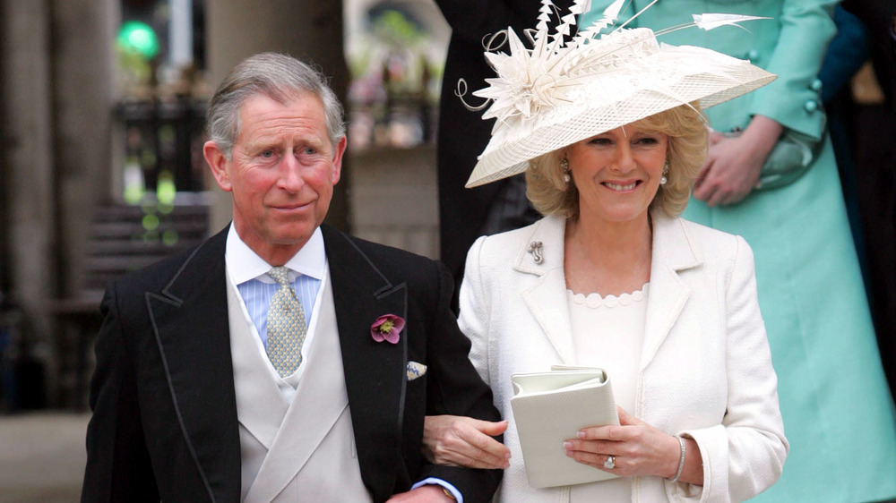 King Charles and Camilla Parker-Bowles at their wedding