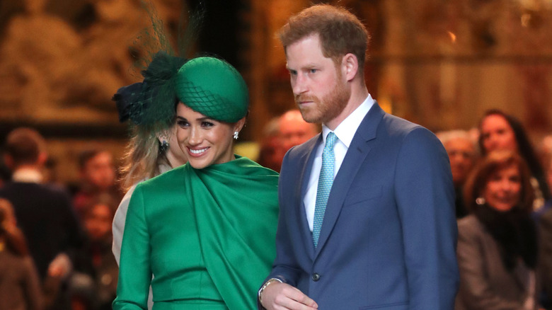 Meghan Markle and Prince Harry at the Commonwealth Day Ceremony