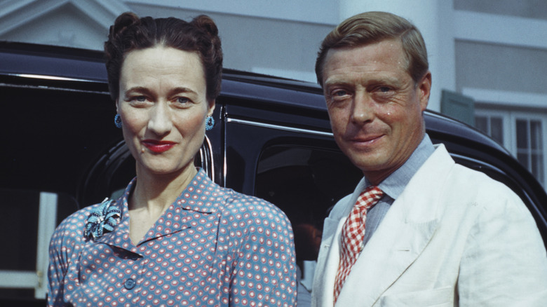 Wallis Simpson and the Duke of Windsor smiling 