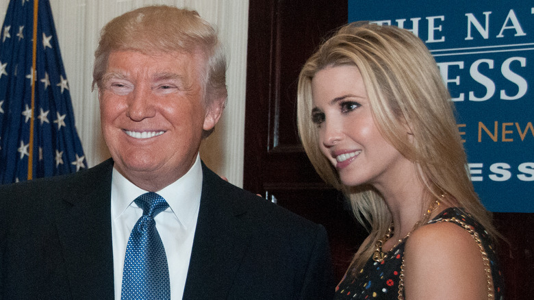 Donald Trump and Ivanka Trump at an event 