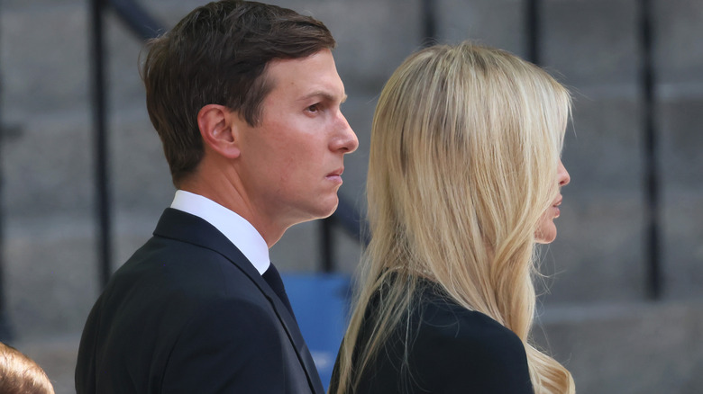 Ivanka Trump and Jared Kushner at an event 