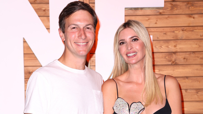 Jared Kushner and Ivanka Trump smiling