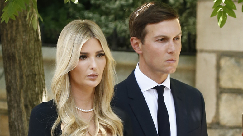 Ivanka Trump and Jared Kushner at an event 