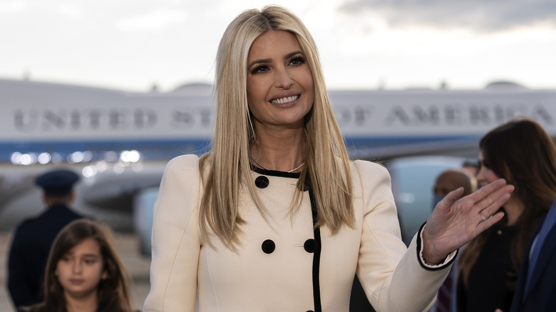 Ivanka Trump waving