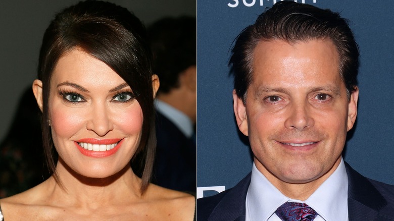 Kimberly Guilfoyle; Anthony Scaramucci split image