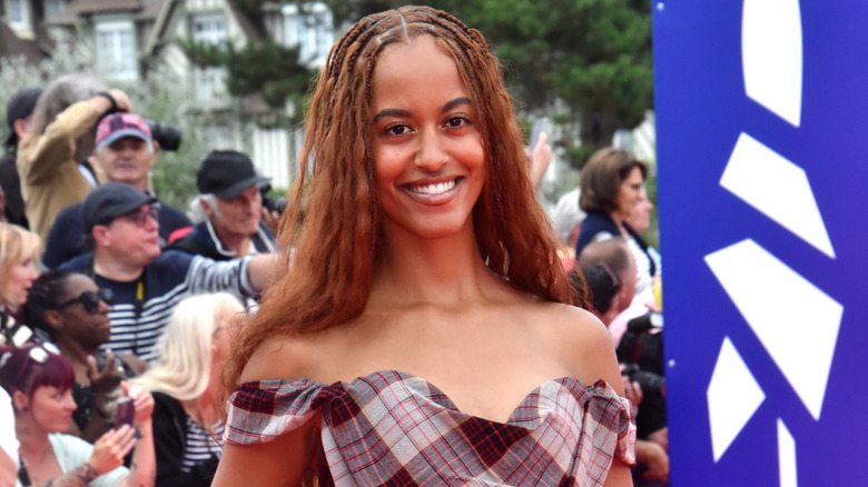 Malia Obama attending the Deauville American Film Festival