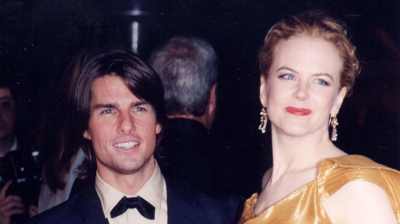 Tom Cruise and Nicole Kidman smiling