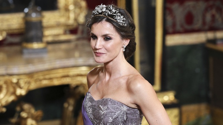 Queen Letizia at event