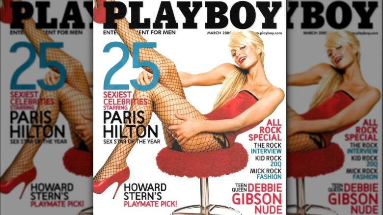 Paris Hilton's Playboy magazine cover