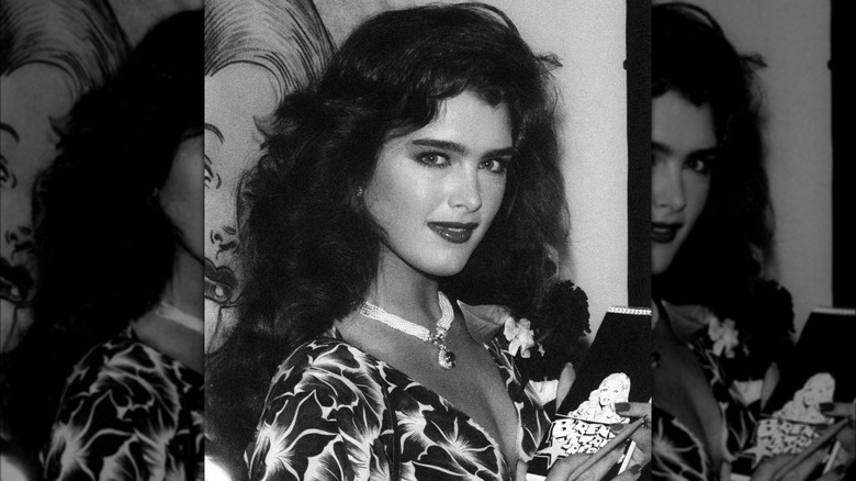 Brooke Shields posing