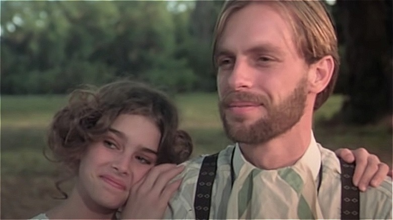 Brooke Shields smiling with Keith Carradine in "Pretty Baby"