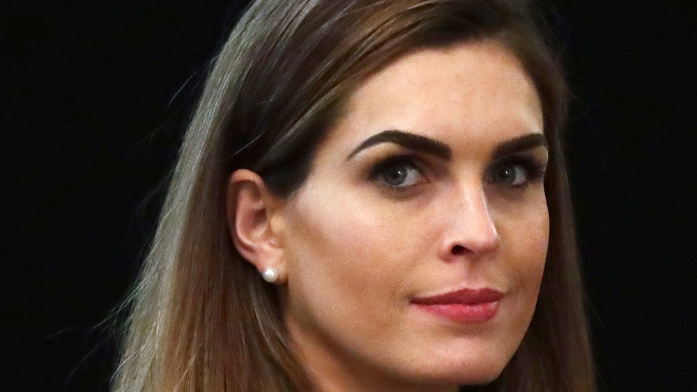 Hope Hicks, close up