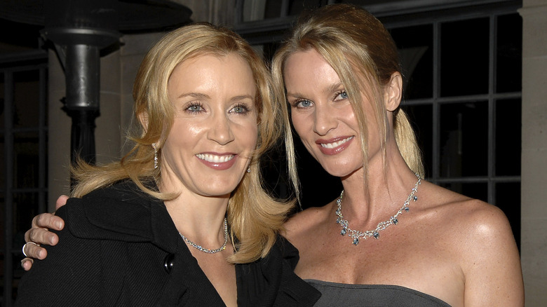 Felicity Huffman and Nicollette Sheridan in an embrace